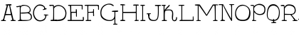 Download DJB Holly Serif Regular Font Uppercase Preview