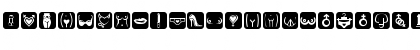 Download Erotic Symbols Regular Font Uppercase Preview