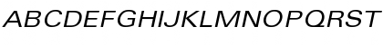 Download Fox-Extended-Oblique Regular Font Uppercase Preview