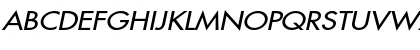 Download Fusi-Extended Italic Font Uppercase Preview