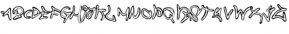 Download Graffiti Street Rotated 2 Regular Font Uppercase Preview
