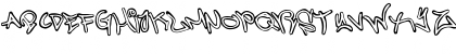 Download Graffiti Street Rotated Regular Font Uppercase Preview