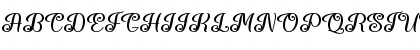 Download June Calligraphy Regular Font Uppercase Preview