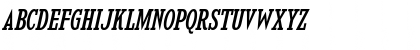 Download Kingsbridge Condensed Italic Font Uppercase Preview