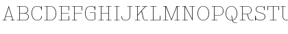 Download Kingsbridge Expanded UltraLight Font Uppercase Preview