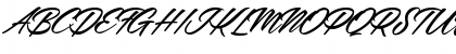 Download Mellissa Personal Use Regular Font Uppercase Preview