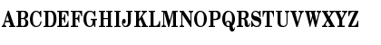 Download NewCenturySchlbk-Bold Cn Regular Font Uppercase Preview