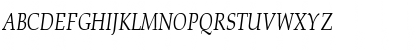 Download Palatino-Italic Cn Regular Font Uppercase Preview