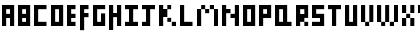 Download Pixel Letters Regular Font Uppercase Preview