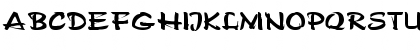 Download Polo-SemiScript Wd Regular Font Uppercase Preview