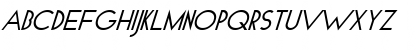 Download Pommarantz Italic Regular Font Uppercase Preview