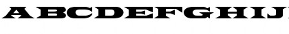 Download PonchoVia Wd Regular Font Uppercase Preview