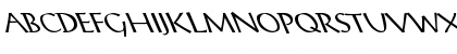 Download Post Antiqua-Roman  Leftified Regular Font Uppercase Preview