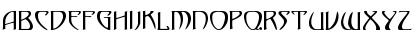 Download Pretentious Regular Font Uppercase Preview
