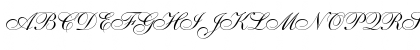 Download Pretty Lady Regular Font Uppercase Preview