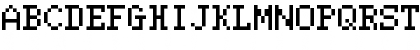 Download Pxl35DX Medium Font Uppercase Preview