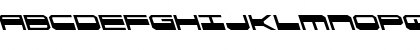 Download QuickGear Leftalic Italic Font Uppercase Preview