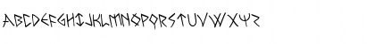 Download Rune Slasher Rotated Regular Font Uppercase Preview