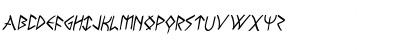 Download Rune Slasher Semi-Bold Italic Semi-Bold Italic Font Uppercase Preview