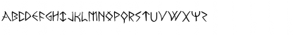Download Rune Slasher Regular Font Uppercase Preview