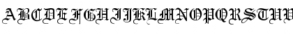 Download Old English Regular Font Uppercase Preview