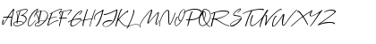 Download Black Pen Regular Font Uppercase Preview