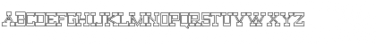 Download WildWest-Normal Hollow Regular Font Uppercase Preview