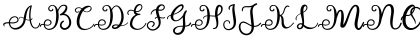 Download adhellita Regular Font Uppercase Preview