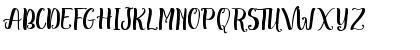 Download Aminetta Regular Font Uppercase Preview