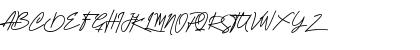 Download Attention Script Regular Font Uppercase Preview
