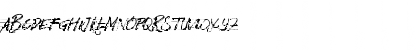 Download BizardleSs Regular Font Uppercase Preview