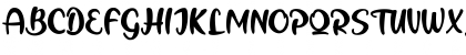Download BlackCatty Regular Font Uppercase Preview
