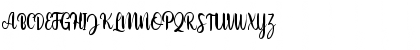 Download Bonillo Regular Font Uppercase Preview