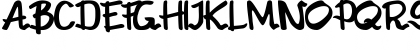 Download Bounjour Regular Font Uppercase Preview