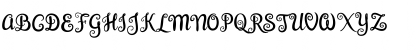 Download Brazilian Script Fill Regular Font Uppercase Preview
