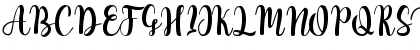 Download Brihtania Regular Font Uppercase Preview