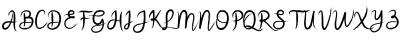 Download brushnyoe Regular Font Uppercase Preview