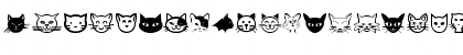 Download Cat Faces Regular Font Uppercase Preview