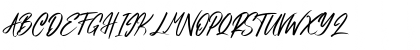 Download Evallia Regular Font Uppercase Preview