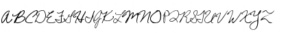 Download Chris's Handwriting Regular Font Uppercase Preview