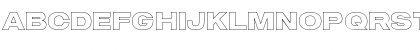 Download MADE Outer Sans Outline Bold Font Uppercase Preview