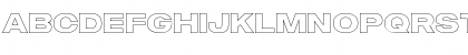 Download MADE Outer Sans Outline Alt Bold Font Uppercase Preview