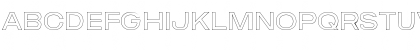 Download MADE Outer Sans Outline Alt Light Font Uppercase Preview