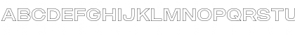 Download MADE Outer Sans Outline Alt Regular Font Uppercase Preview