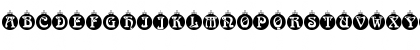 Download Christbaumkugeln Regular Font Uppercase Preview