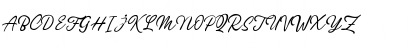 Download Philomena Script Regular Font Uppercase Preview