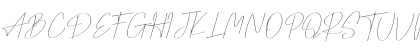 Download Pricillia Regular Font Uppercase Preview