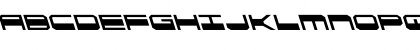 Download QuickGear Leftalic Italic Font Uppercase Preview