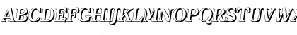 Download ChristianBeckerShadow BoldItalic Font Uppercase Preview