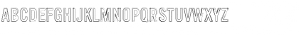 Download VinylDouble Outline Regular Font Uppercase Preview